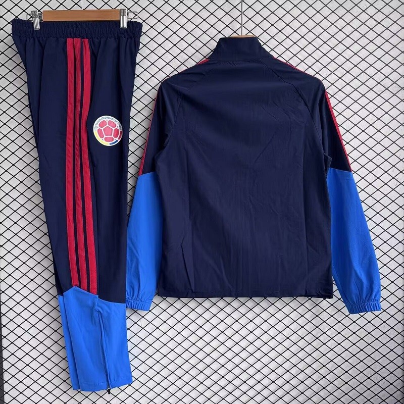 26/27 Colombia Adult training suit Royal Blue trench coat