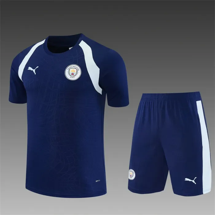26/27 Manchester City Short sleeve training suit Royal Blue