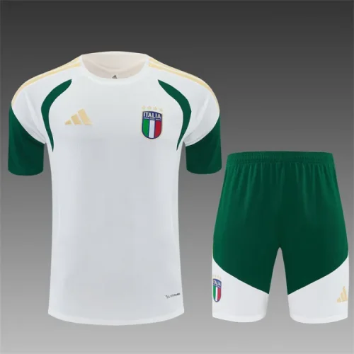 26/27 Italy short -sleeved training suit white
