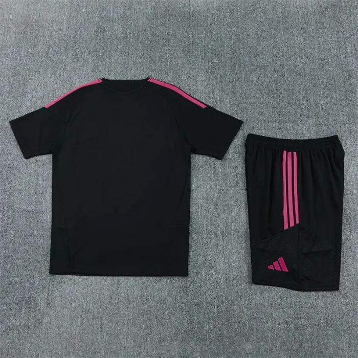 26/27 Real Madrid Short sleeve Adult training suit black