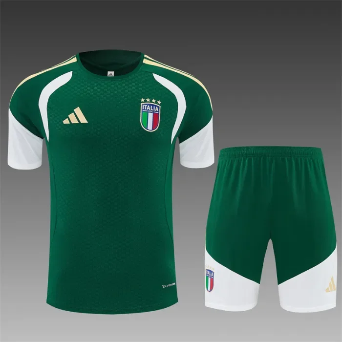 26/27 Italy short -sleeved training suit green