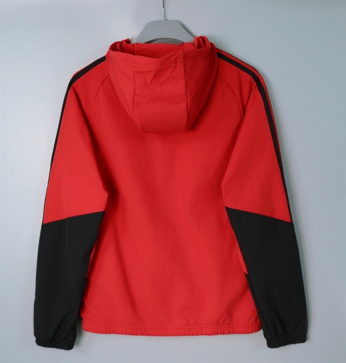 26/27 Spain Hooded Windbreaker Red