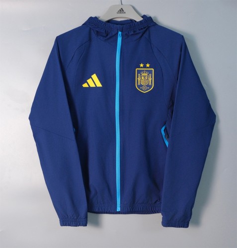 26/27 Spain Hooded Windbreaker sapphire