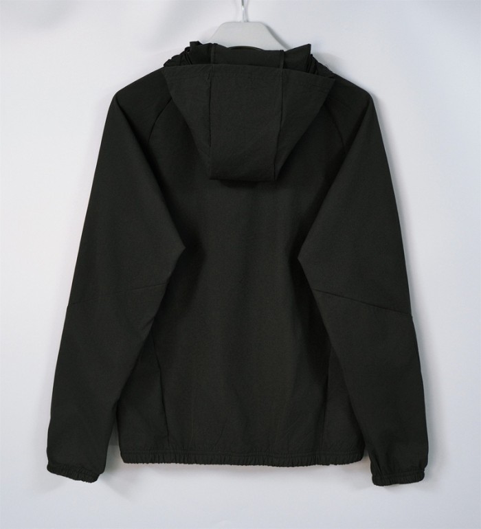 26/27 Spain Hooded Windbreaker Pure Black
