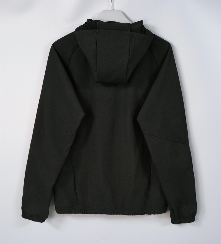 26/27 Spain Hooded Windbreaker Pure Black