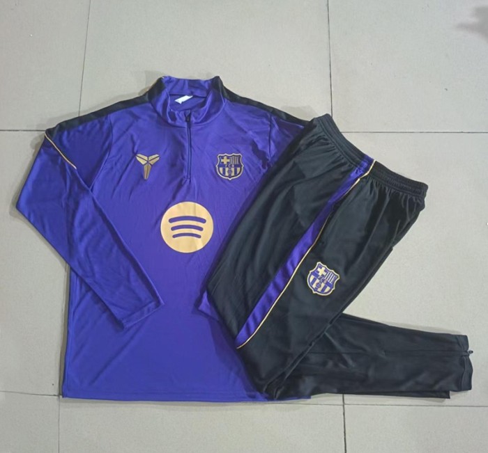 26/27  Barcelona Adult Long sleeve Training Suit Purple