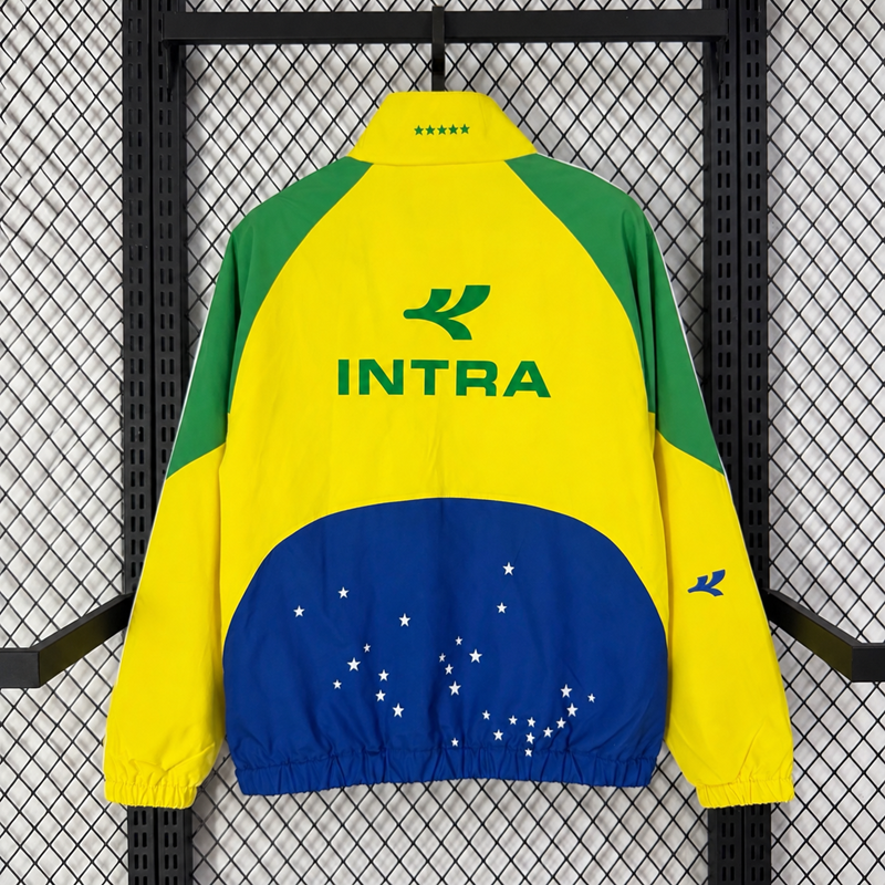 26/27 Brazil  Yellow Collaboration Windbreaker