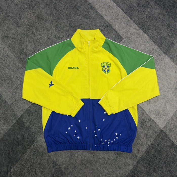 26/27 Brazil  Yellow Collaboration Windbreaker
