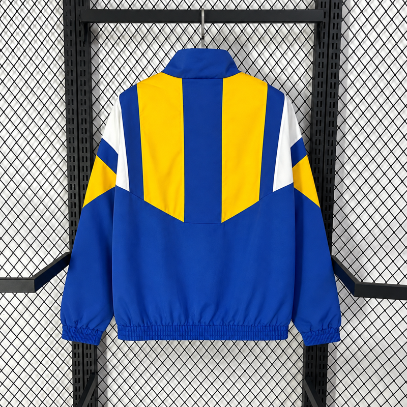 26/27 Boca Juniors Blue/Yellow EQT-Style Casual Windbreaker