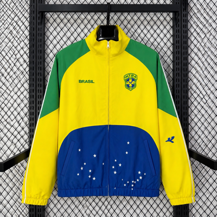 26/27 Brazil  Yellow Collaboration Windbreaker