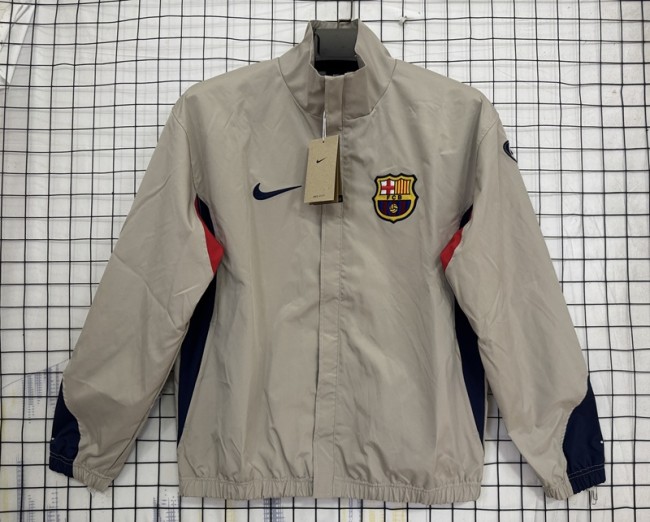 26-27 Barcelona Khaki  Jacket Retro Windproof Jacket