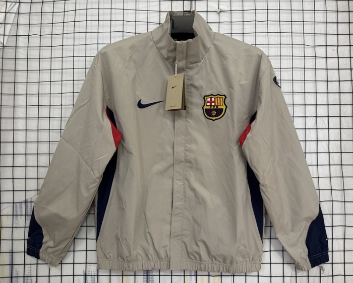 26-27 Barcelona Khaki  Jacket Retro Windproof Jacket