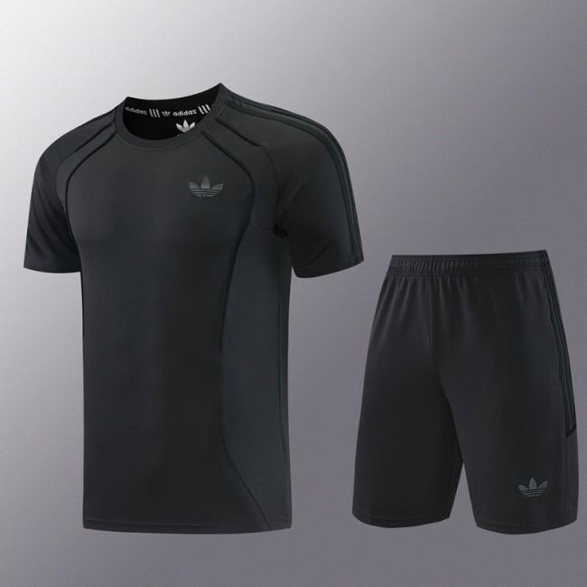 AD18 Dark Grey Shorts Set