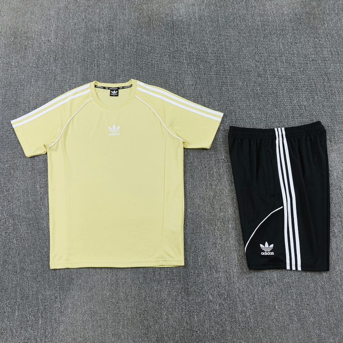 AD15 Yellow Shorts Set