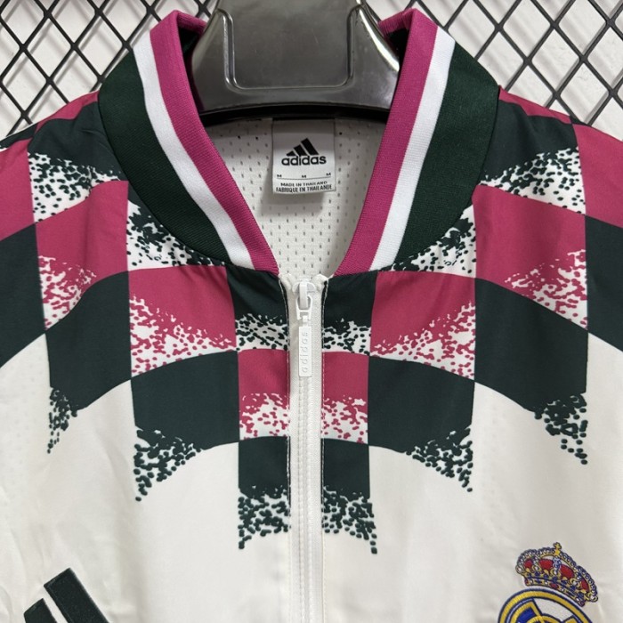 Copy 26/27  Real Madrid White Printed Training & Casual Windbreaker