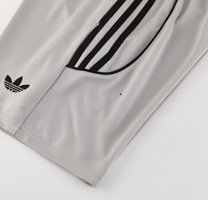 AD Light gray shorts set