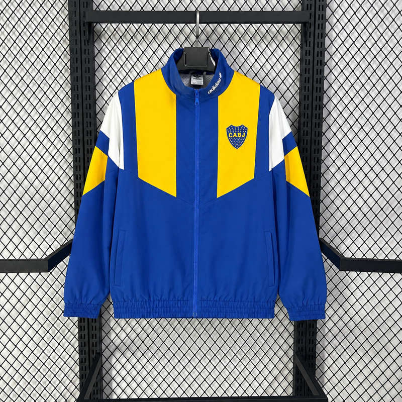 26/27 Boca Juniors Blue/Yellow EQT-Style Casual Windbreaker