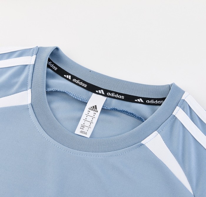 AD16  Blue-Grey Shorts Set