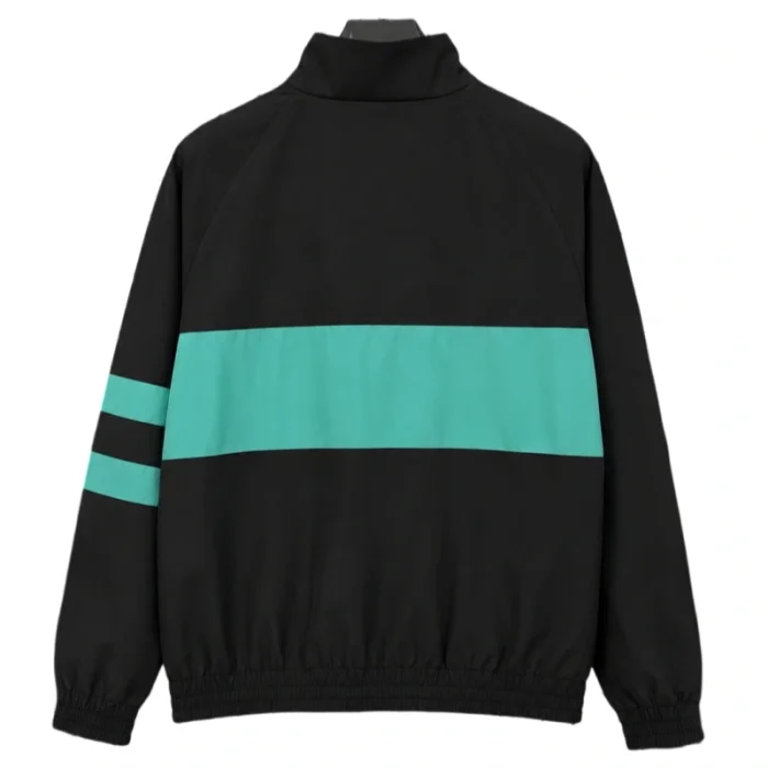 26-27 Barcelona Black Jacket Retro Windproof Jacket