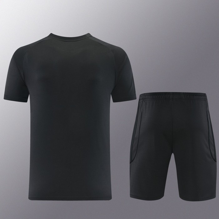 AD18 Dark Grey Shorts Set