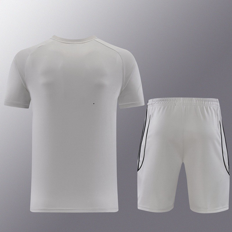 AD Light gray shorts set