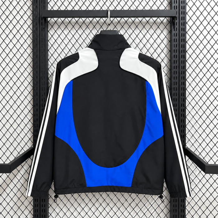 26/27 Chelsea Black Casual Training Windbreaker