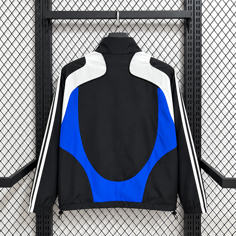 26/27 Chelsea Black Casual Training Windbreaker