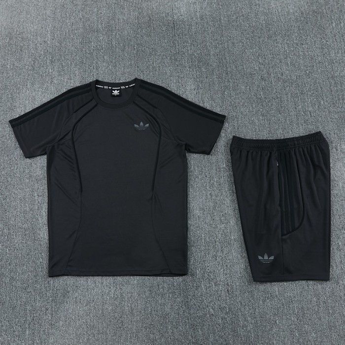 AD18 Dark Grey Shorts Set