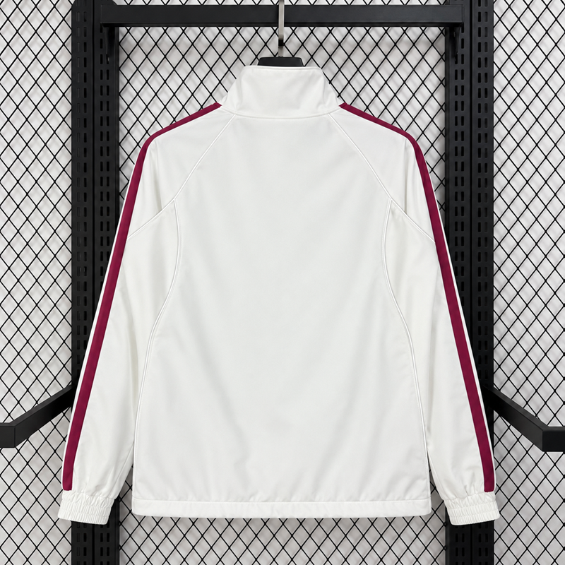 26/27  Real Madrid White Home-Style Casual Windbreaker