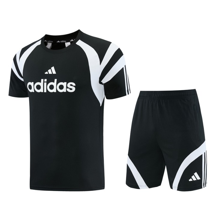 AD17 Black Shorts Set