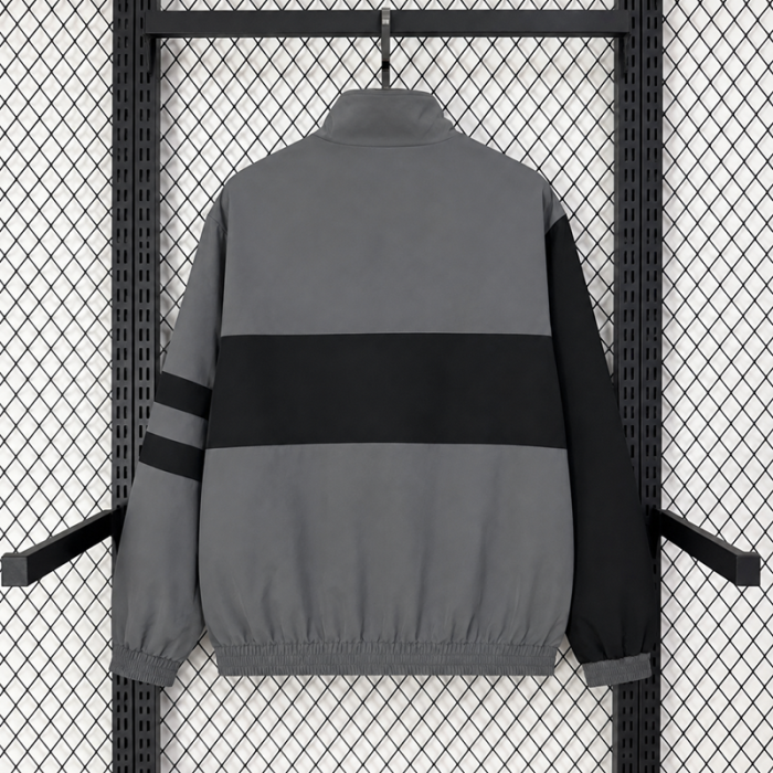 26/27 Inter Milan Grey Retro-Style Casual Windbreaker