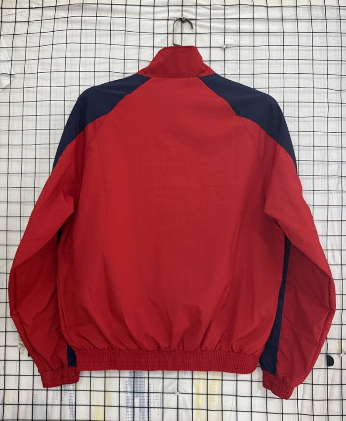 26/27 Arsenal Retro-Style Maroon Casual Windbreaker red