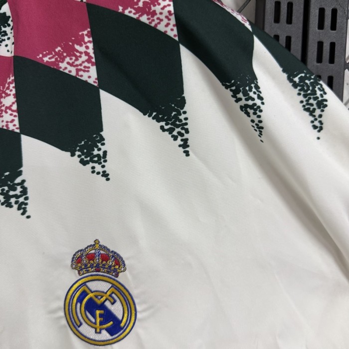 Copy 26/27  Real Madrid White Printed Training & Casual Windbreaker