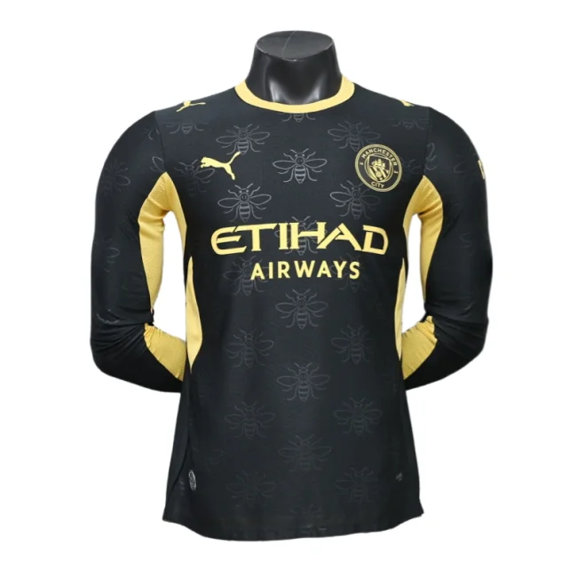 Manchester City 26/27 Away Long Sleeve Football Jersey Player Version