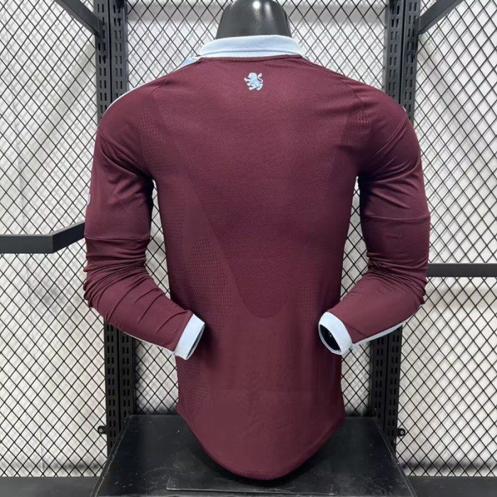 26/27 Aston Villa Home Long-Sleeve  player Jersey