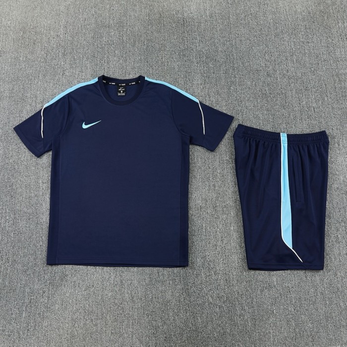 NK10 Royal blue shorts set