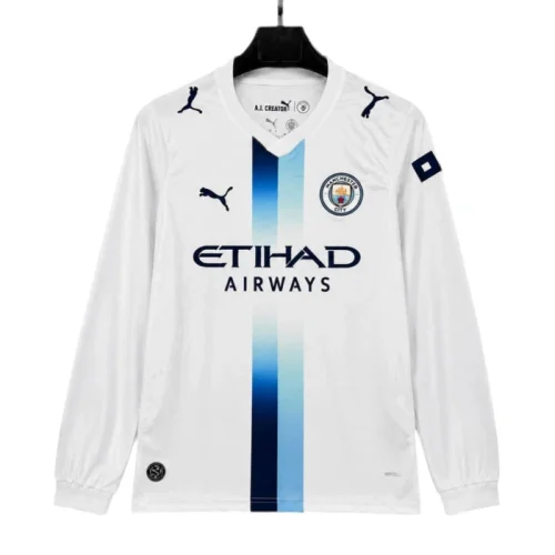 26/27 Manchester City home long sleeves football Jersey