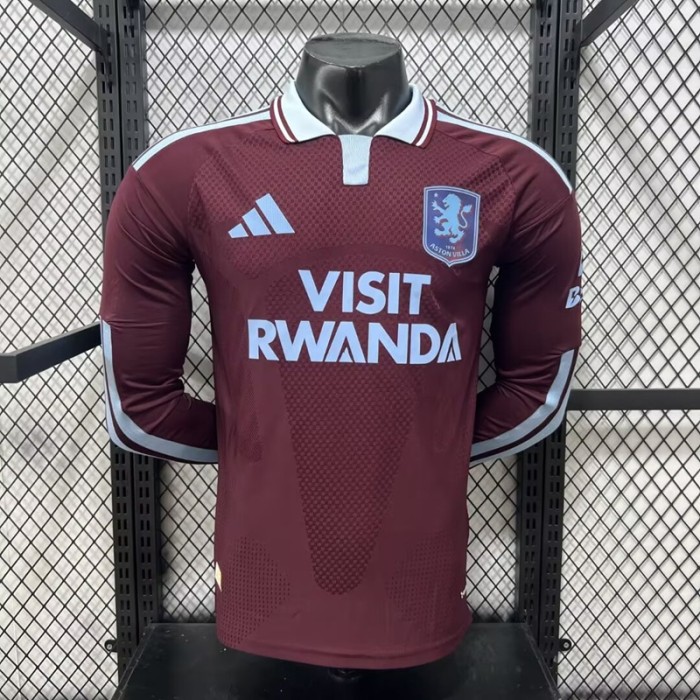 26/27 Aston Villa Home Long-Sleeve  player Jersey