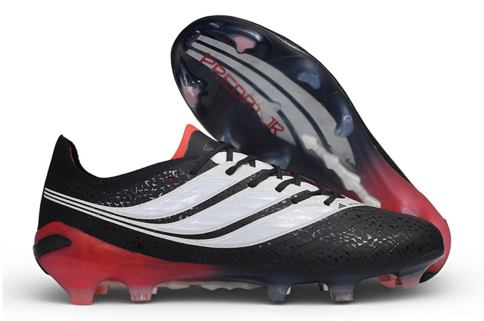 26 Adidas Predator Elite Tongue FG 27.1 Football Boots | Full Knit Soccer Cleats