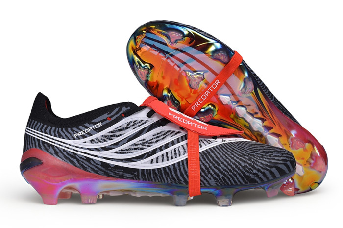 26 Adidas Predator Elite Tongue FG 27.1 Football Boots | Full Knit Soccer Cleats