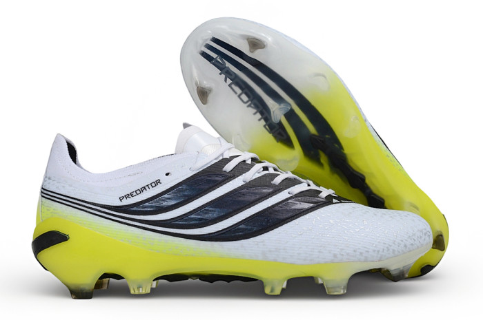 26 Adidas Predator Elite Tongue FG 27.1 Football Boots | Full Knit Soccer Cleats