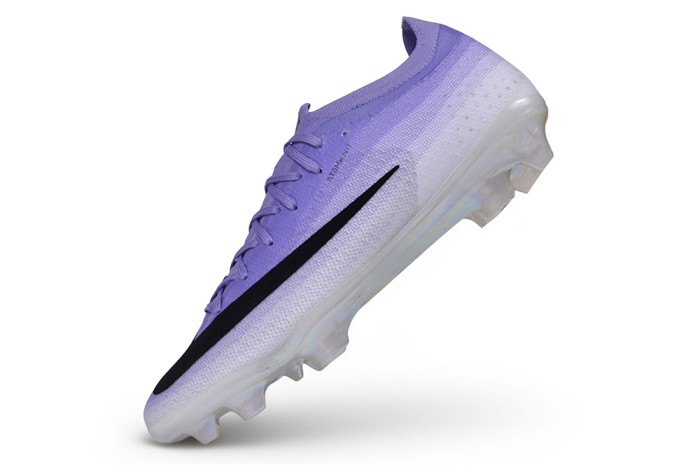 26 Nike Mercurial Vapor 17men & women  Purple Full-Knit Waterproof 3D Textured FG Football shoes