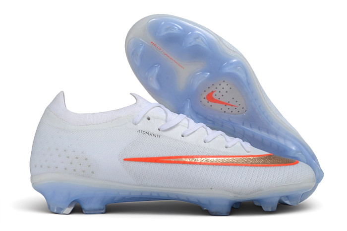 26 Nike Mercurial Vapor 17men & women White   Full-Knit Waterproof 3D Textured FG Football shoes