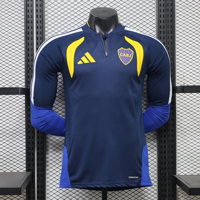 26/27 Boca Juniors  Plate 26/27 Away Long Sleeve Foot shirt  Player Version White