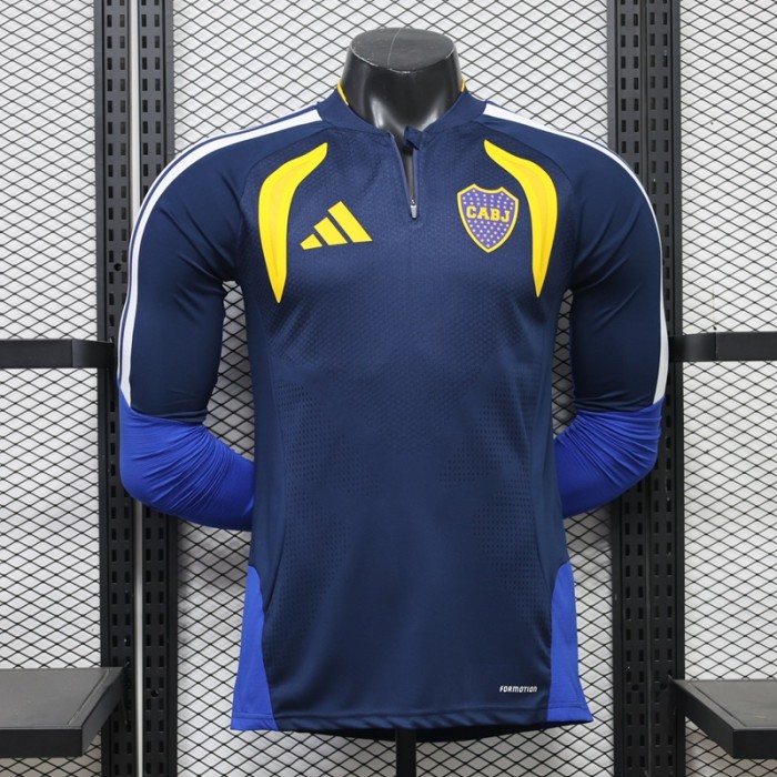 26/27 Boca Juniors  Plate 26/27 Away Long Sleeve Foot shirt  Player Version White