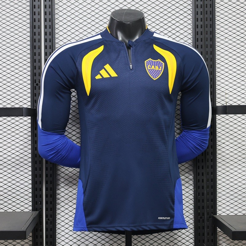 26/27 Boca Juniors  Plate 26/27 Away Long Sleeve Foot shirt  Player Version White