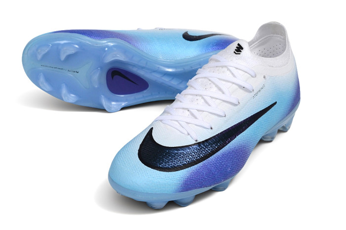 26 Nike Mercurial Vapor 17men & women blue Full-Knit Waterproof 3D Textured FG Football shoes