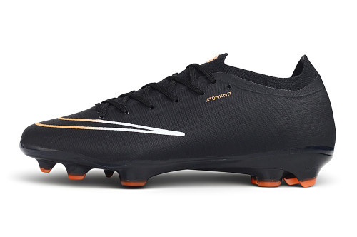 26 Nike Mercurial Vapor 17men & women  black Full-Knit Waterproof 3D Textured FG Football shoes