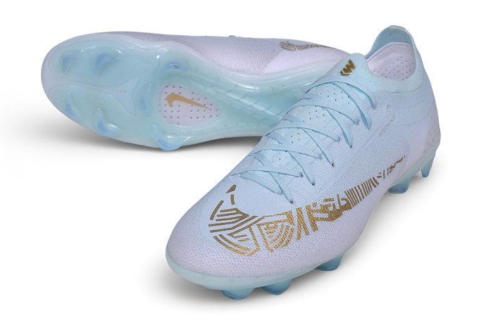 26 Nike Mercurial Vapor 17men & women  Light green Full-Knit Waterproof 3D Textured FG Football shoes