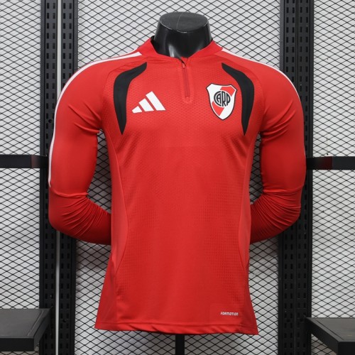River Plate 26/27 Away Long Sleeve Foot shirt  Player Version  red